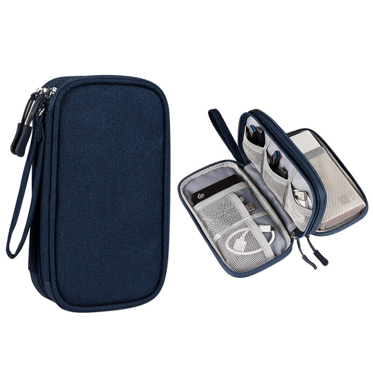 Bolsa de almacenamiento de accesorios digitales de doble capa SM05