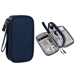Bolsa de almacenamiento de accesorios digitales de doble capa SM05