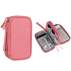 Bolsa de almacenamiento de accesorios digitales de doble capa SM05