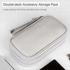 Bolsa de almacenamiento de accesorios digitales de doble capa SM05