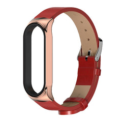 Para Xiaomi Mi Band 6 / 5 / 4 / 3 Correa de cuero