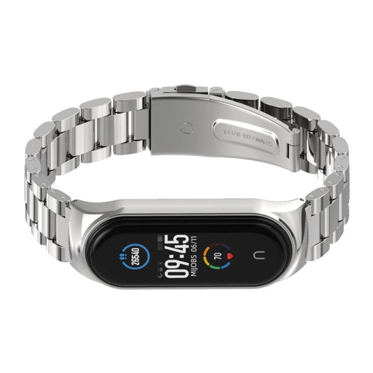 Para Xiaomi Mi Band 6 / 5 / 4 / 3 Correa de reloj de acero inoxidable
