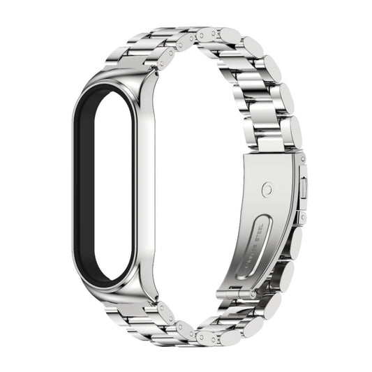 Para Xiaomi Mi Band 6 / 5 / 4 / 3 Correa de reloj de acero inoxidable