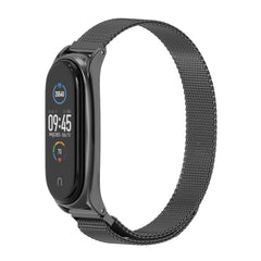Para Xiaomi Mi Band 6 / 5 / 4 / 3 Correa de reloj de acero inoxidable