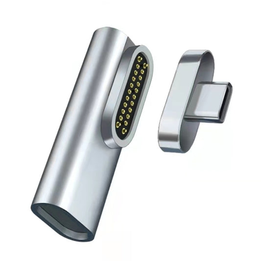 Adaptador macho tipo C magnético de 100 W tipo C hembra a 20 pines