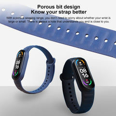 Para Xiaomi Mi Band 6 / 5 Correa de reloj de silicona universal