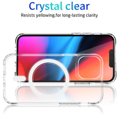 Estuche Magsafe Anillo magnético Cristal tra...
