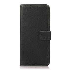 Estuche de cuero con tapa horizontal Litchi ...