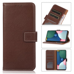 Estuche de cuero con tapa horizontal Litchi ...