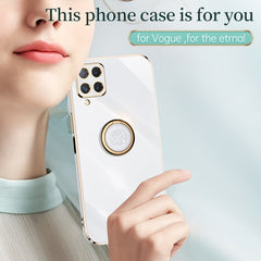 XINLI Straight 6D Plating Gold Edge TPU Estu...