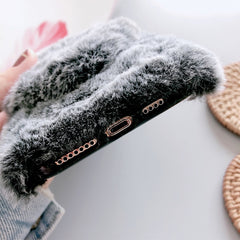 Funda protectora de felpa para teléfono con ...