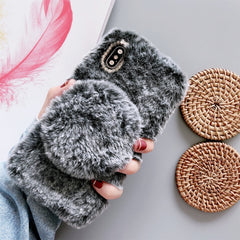 Funda protectora de felpa para teléfono con ...