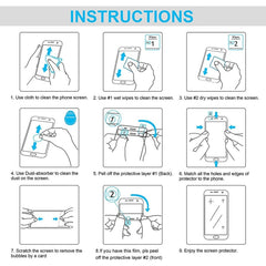 25 PCS 9H 2.5D Película de vidrio templado a...