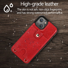 Funda protectora de cuero PU + TPU a prueba ...