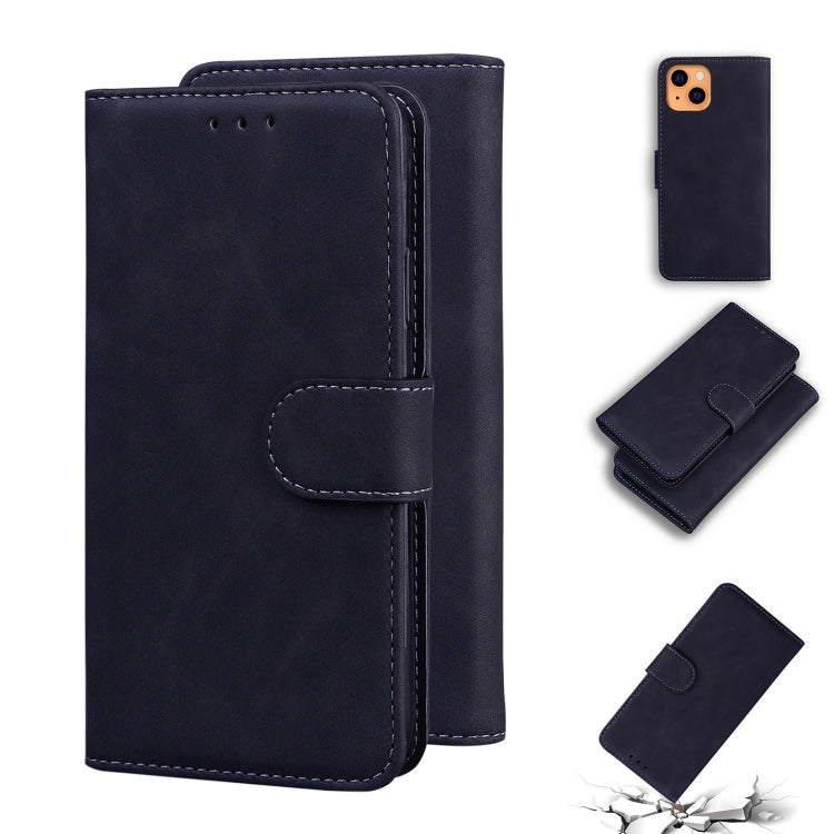 Skin Feel Pure Color Funda de cuero con tapa...