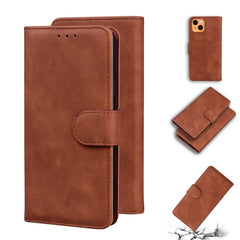 Skin Feel Pure Color Funda de cuero con tapa...