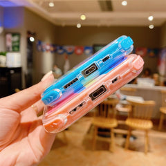 Estuche Rainbow TPU + PC Glass a prueba de g...