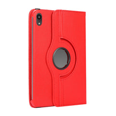 Estuche de cuero con tapa con textura Litchi...