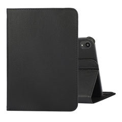 Estuche de cuero con tapa con textura Litchi...