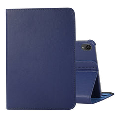 Estuche de cuero con tapa con textura Litchi...