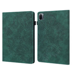 Patrón en relieve de pavo real TPU + PU Estu...