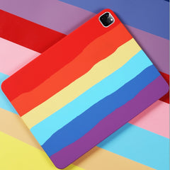 Rainbow Liquid Silicone + PC Funda protector...