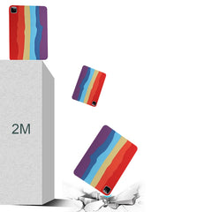 Rainbow Liquid Silicone + PC Funda protector...