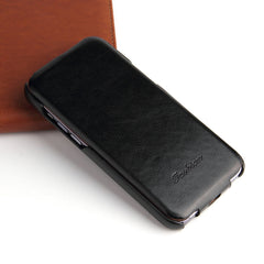 Funda de cuero PU con tapa vertical y textur...