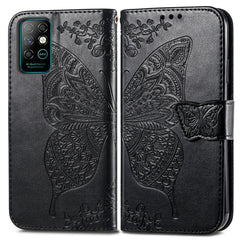 Estuche de cuero con tapa horizontal en reli...