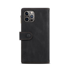Estuche de cuero con tapa horizontal esmeril...