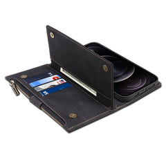 Estuche de cuero con tapa horizontal esmeril...