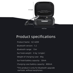 KZ AZ09 Auricular Bluetooth Gancho para la o...
