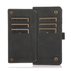 Estuche de cuero con tapa horizontal PU + TP...