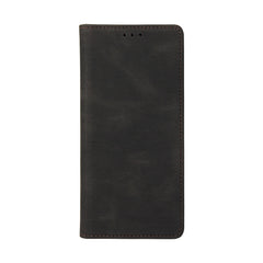Estuche de cuero con tapa horizontal con cie...