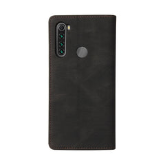 Estuche de cuero con tapa horizontal con cie...