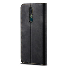 Estuche de cuero con tapa horizontal de esti...