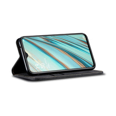 Estuche de cuero con tapa horizontal de esti...
