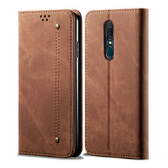 Estuche de cuero con tapa horizontal de esti...