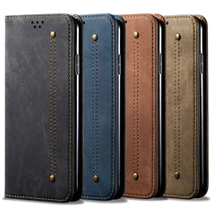 Estuche de cuero con tapa horizontal de esti...