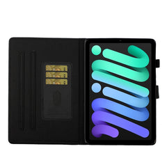 Estuche de cuero con tapa horizontal con pol...