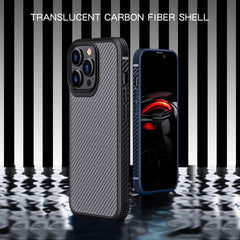 iPAKY Serie MG Fibra de carbono TPU + PC Est...