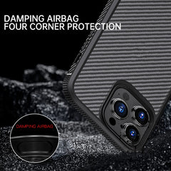 iPAKY Serie MG Fibra de carbono TPU + PC Est...