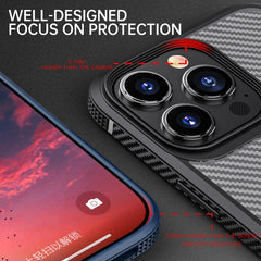 iPAKY Serie MG Fibra de carbono TPU + PC Est...