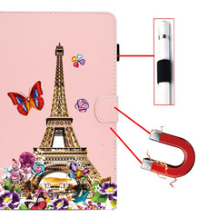 Estuche de cuero con tapa horizontal de pint...