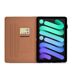 Estuche de cuero con tapa horizontal de pint...
