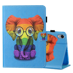 Estuche de cuero con tapa horizontal con cos...