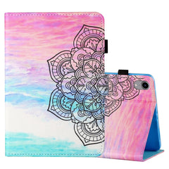 Estuche de cuero con tapa horizontal con cos...