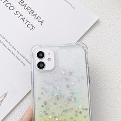 Gradient Glitter Powder Epoxy TPU Estuche ac...