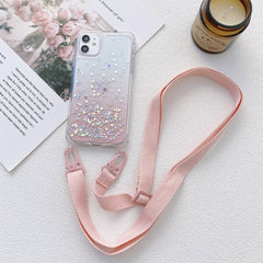 Gradient Glitter Powder Epoxy TPU Estuche ac...