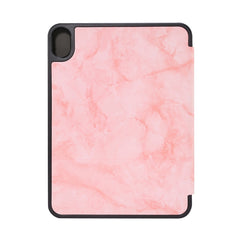 Estuche de cuero con tapa horizontal con pat...